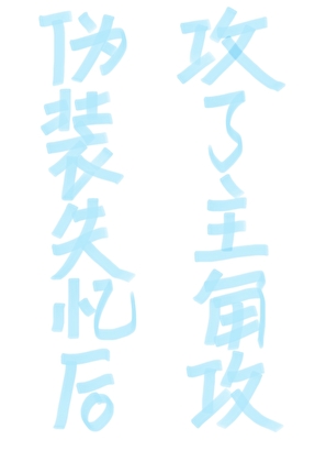 伪装失忆后攻了主角攻
